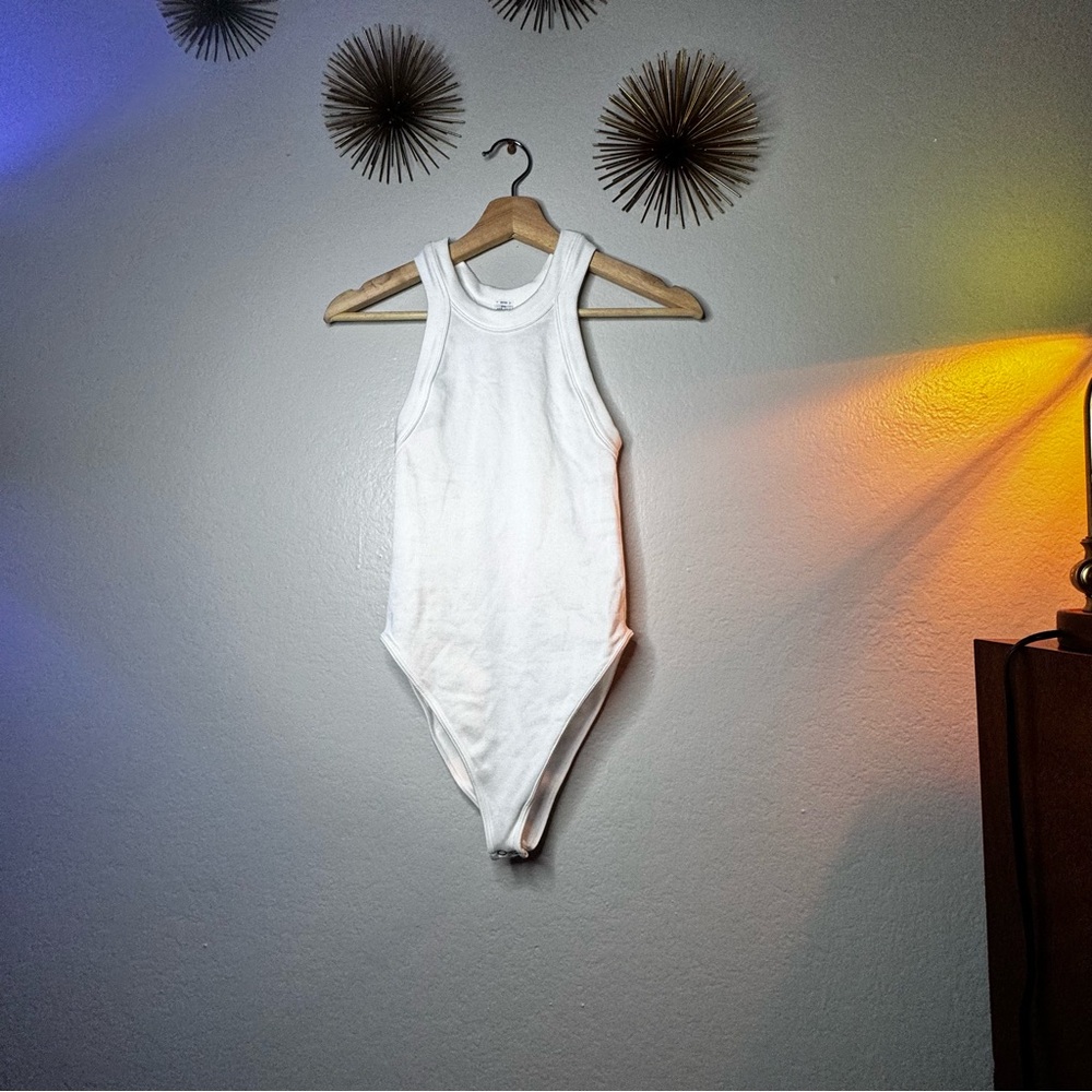 NWOT Forever 21 ribbed shapewear racer back bodysuit
